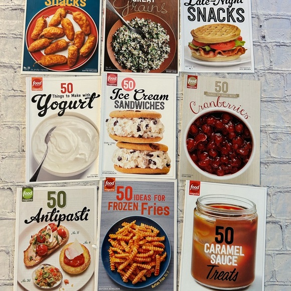 FOOD NETWORK MAGAZINE FROM(2015-2017) SMALL PAPERBACK RECIPES BOOKS (31) - Picture 6 of 7
